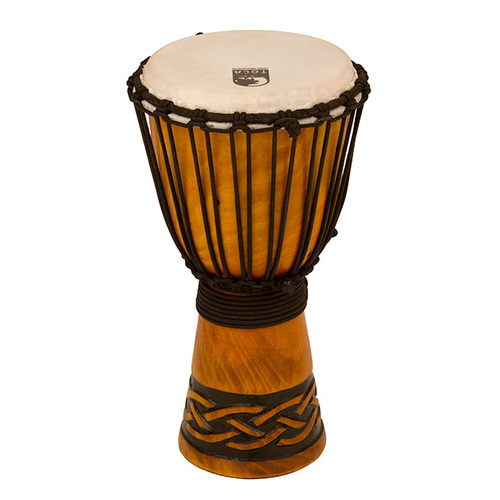 Toca Origins Series Wooden Djembe 8" with Synthetic Head and Celtic Knot Design