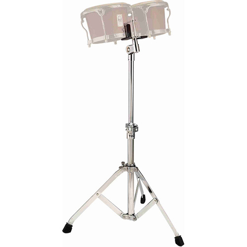 Toca Pro Bongo Stand with Adjustable Stabilizer Bars and Chrome Plated Hardware