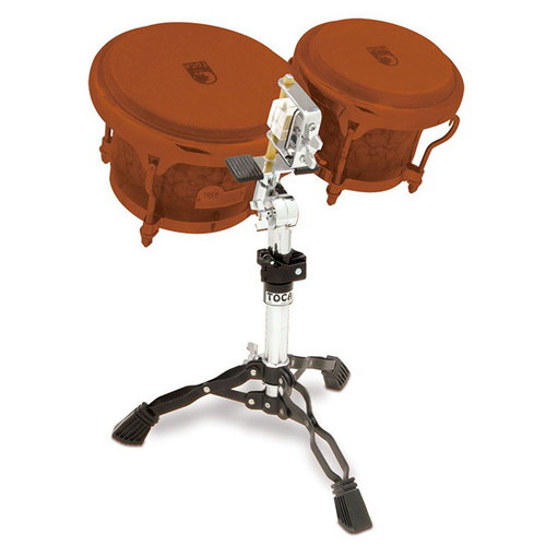 Toca Low Rider Adjustable Seated Bongo Stand with Double-Braced Legs
