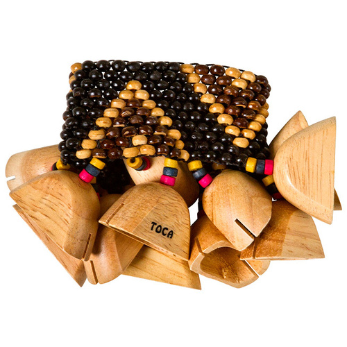 Toca Wood Rattle for Ankle/Wrist Percussion Sound Effect