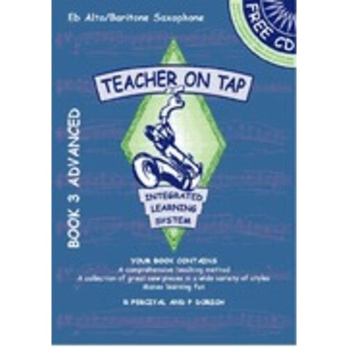 Teacher On Tap Saxophone Book 3 B Flat Tenor Book/CD (Softcover Book/CD)