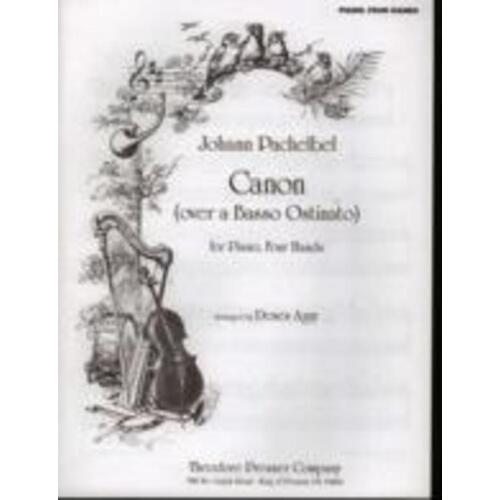 Pachelbel - Canon For Piano Duet Arr Agay (Sheet Music)
