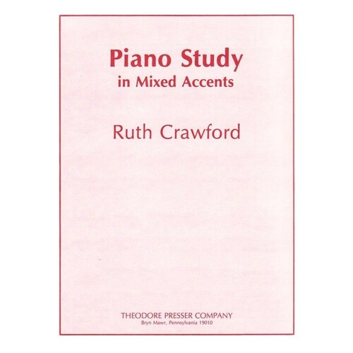 Crawford - Piano Study In Mixed Accents (Sheet Music)