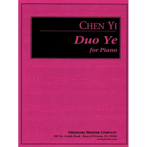 Chen Yi - Duo Yi For Piano (Softcover Book)