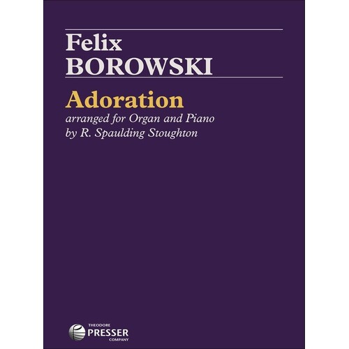 Borowski - Adoration For Organ And Piano (Softcover Book)