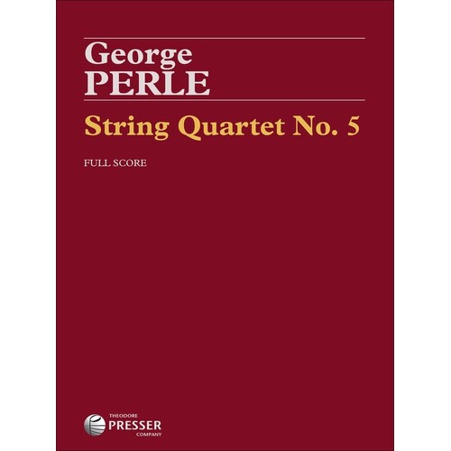 Perle - String Quartet No 5 Full Score
