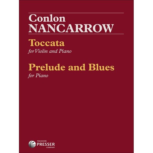 Nancarrow - Toccata Violin/Piano Prelude And Blues Piano (Softcover Book)