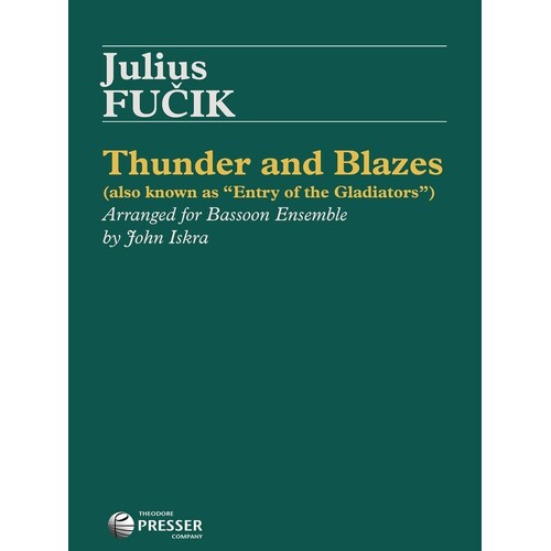 Thunder And Blazes Bassoon Ensemble (Music Score/Parts)