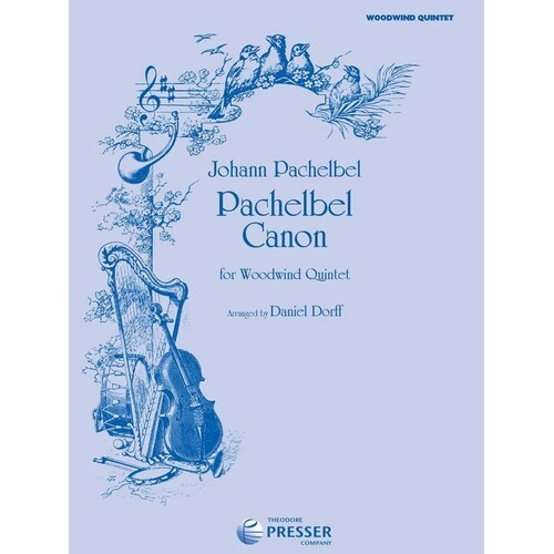 Pachelbel Canon For Woodwind Quintet Arr Dorff (Music Score/Parts)
