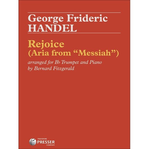Handel - Rejoice Aria From Messiah Trumpet/Piano (Softcover Book)