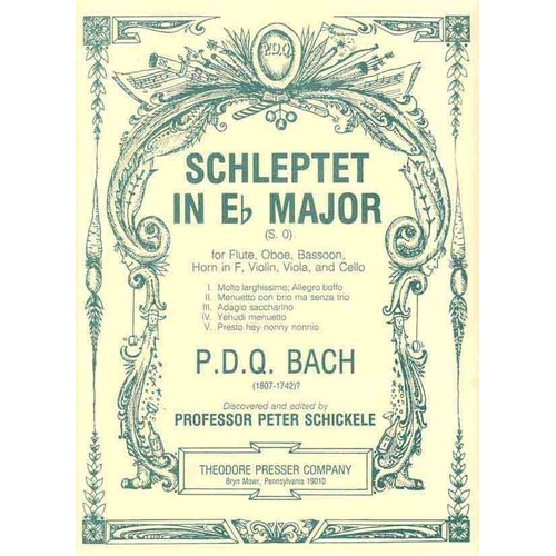 Pdq Bach - Schleptet E Flat Chamber Ensemble Score/Parts