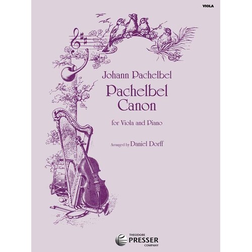 Pachelbel Canon For Viola/Piano Arr Dorff (Softcover Book)