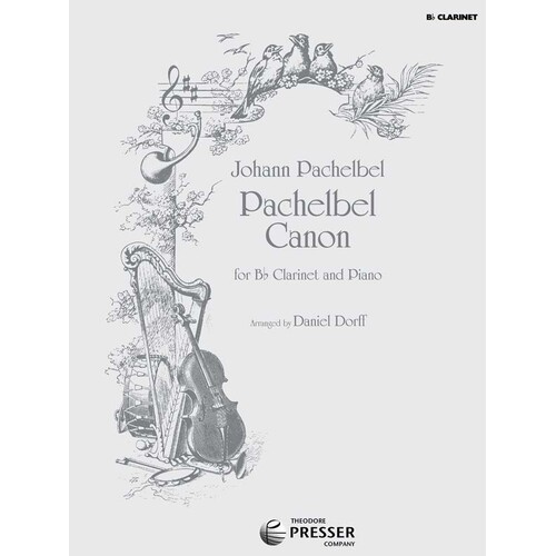Pachelbel Canon For Clarinet/Piano Arr Dorff (Softcover Book)