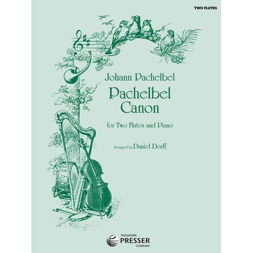 Pachelbel Canon For 2 Flutes/Piano Arr Dorff (Softcover Book)