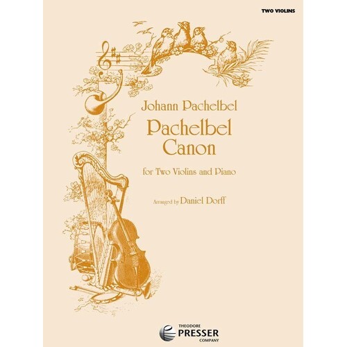 Pachelbel Canon For 2 Violins/Piano Arr Dorff (Softcover Book)
