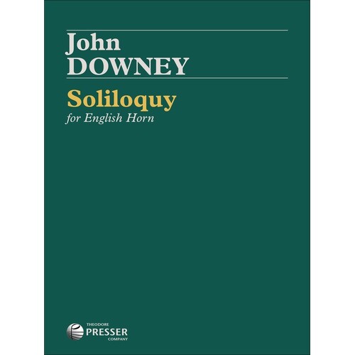 Downey - Soliloquy For English Horn (Softcover Book)