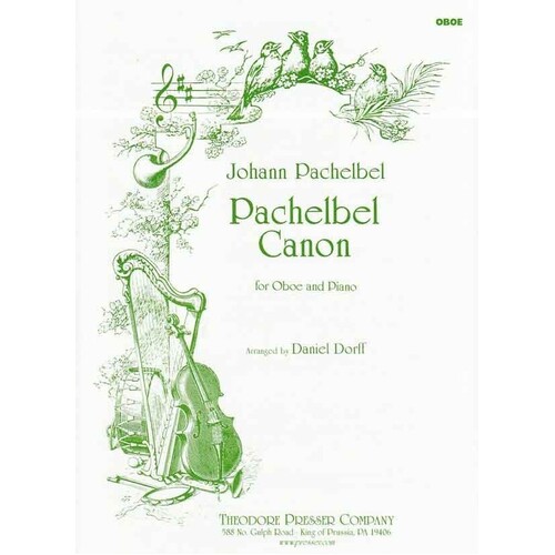 Pachelbel Canon For Oboe/Piano Arr Dorff (Softcover Book)