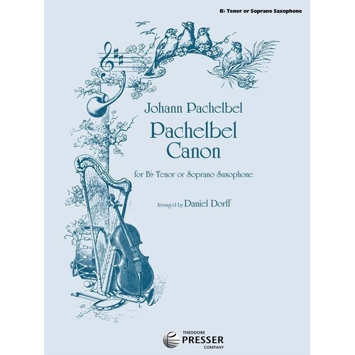 Pachelbel Canon For Tenor Sax/Piano Arr Dorff (Softcover Book)