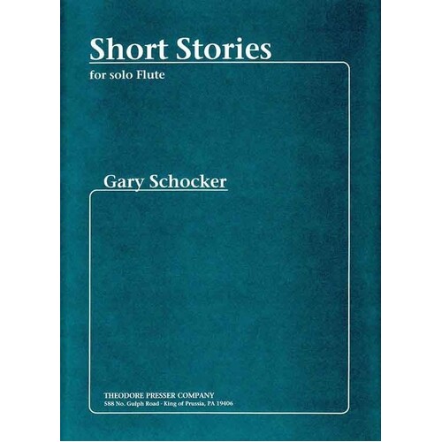 Schocker - Short Stories For Solo Flute (Softcover Book)
