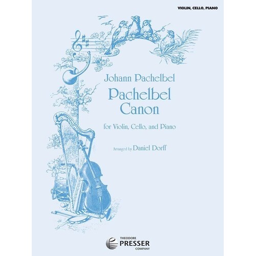 Pachelbel Canon For Violin/Cello/Piano Arr Dorff (Music Score/Parts)