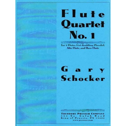 Schocker - Flute Quartet No 1 Score/Parts