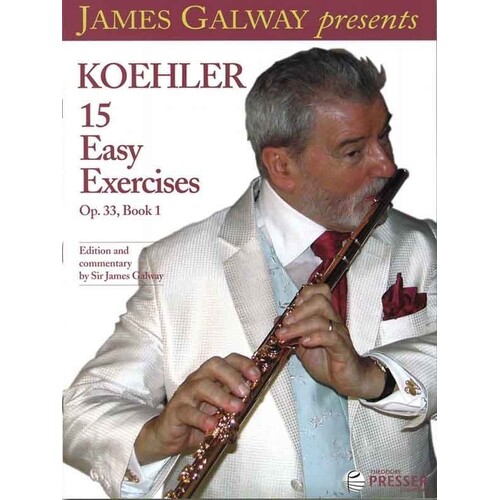 Koehler - 15 Studies Op 33 Book 1 Flute Ed Galway (Softcover Book)