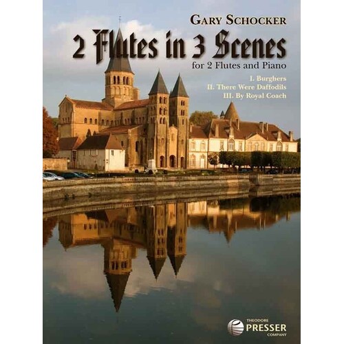 Schocker - Two Flutes In Three Scenes 2 Flutes/Piano (Softcover Book)