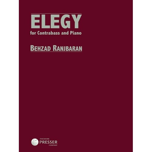 Ranjbaran - Elegy For Double Bass/Piano (Softcover Book)