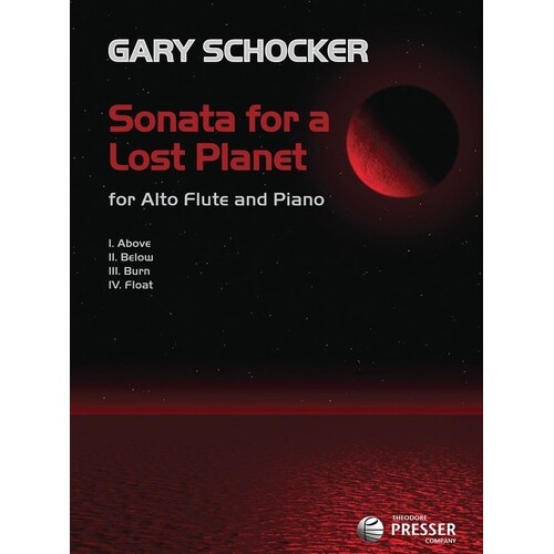 Schocker - Sonata For A Lost Planet Flute/Piano (Softcover Book)