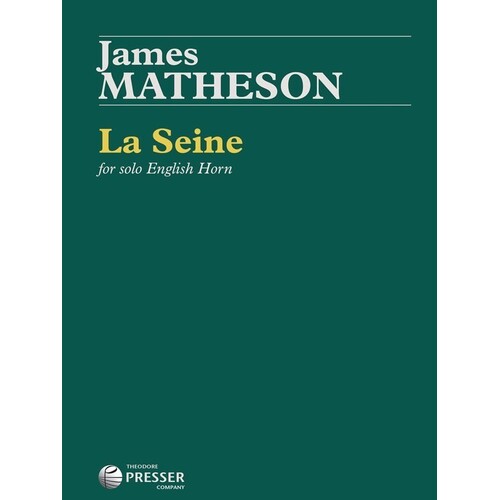 Matheson - Le Seine For Solo English Horn (Softcover Book)