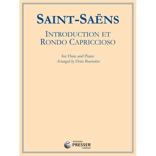 Introduction Et Rondo Capriccioso Flute/Piano (Softcover Book)
