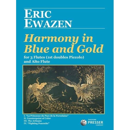Ewazen - Harmony In Blue And Gold Flute Quartet Score/Parts