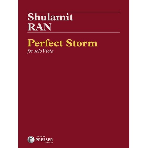 Ran - Perfect Storm For Solo Viola (Softcover Book)