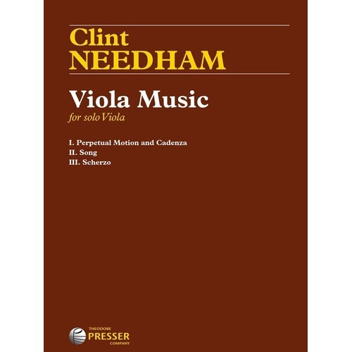 Needham - Viola Music For Solo Viola (Softcover Book)