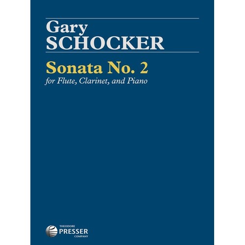 Schocker - Sonata No 2 Flute/Clarinet/Piano (Softcover Book)
