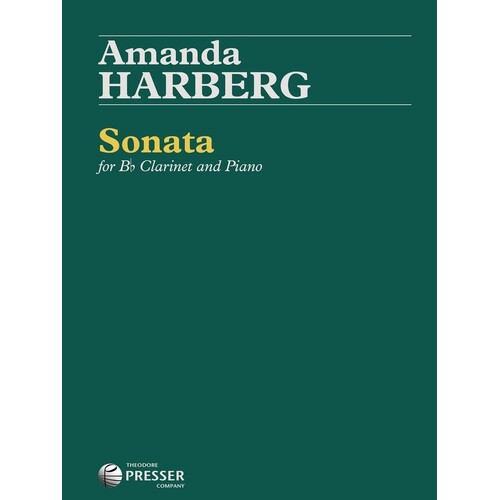 Harberg - Sonata Clarinet/Piano (Softcover Book)