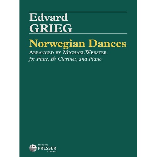 Norwegian Dances Op 35 Flute/Clarinet/Piano (Softcover Book)