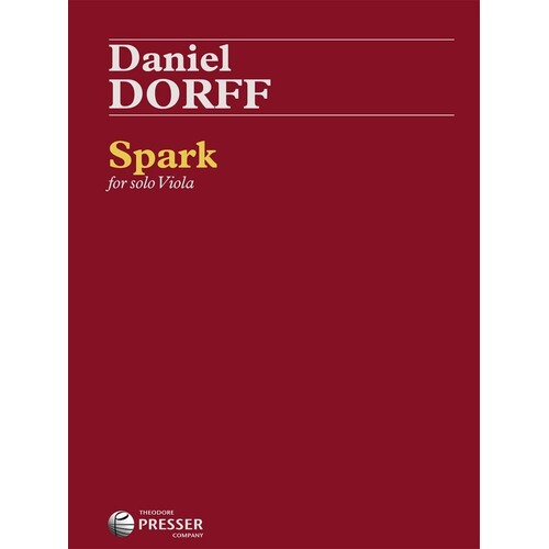 Corff - Spark For Solo Viola (Softcover Book)