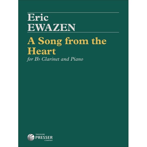 Ewazen - A Song From The Heart Clarinet/Piano (Softcover Book)