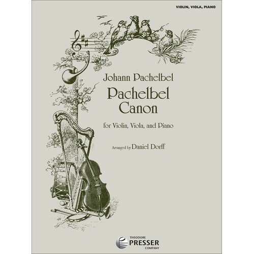 Pachelbel Canon Violin/Viola/Piano (Music Score/Parts)