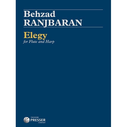 Ranjbaran - Elegy For Flute/Harp (Softcover Book)