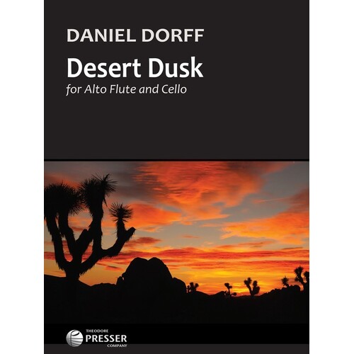 Dorff - Desert Dusk For Alto Flute/Cello (Softcover Book)