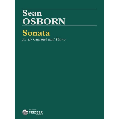 Osborn - Sonata For E Flat Clarinet/Piano (Softcover Book)