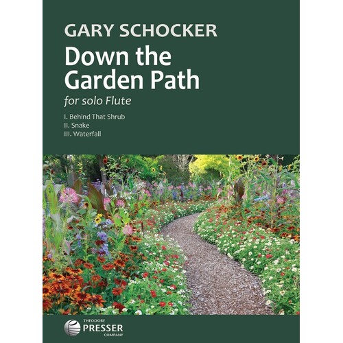 Schocker - Down The Garden Path Solo Flute (Softcover Book)