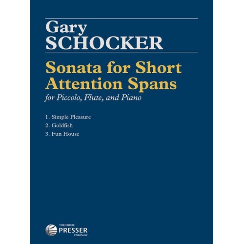 Sonata For Short Attention Spans Pic/Flu/Piano (Softcover Book)