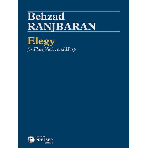 Ranjbaran - Elegy For Flute/Viola/Harp (Music Score/Parts)