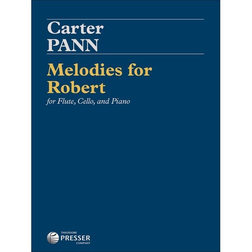 Pann - Melodies For Robert Flute/Cello/Piano (Set of Parts)