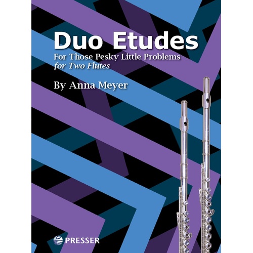 Meyer - Duo Etudes For Those Pesky Litle Problems Flute Duet Softcover Book (Flute)