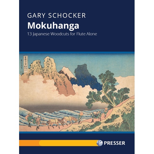 Schocker - Mokuhanga 13 Japanese Woodcuts For Flute Softcover Book (Flute)