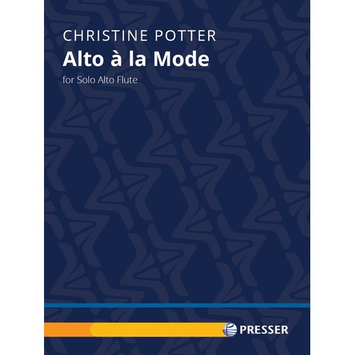 Potter - Alto A  La Mode For Solo Alto Flute Softcover Book (Alto Flute)